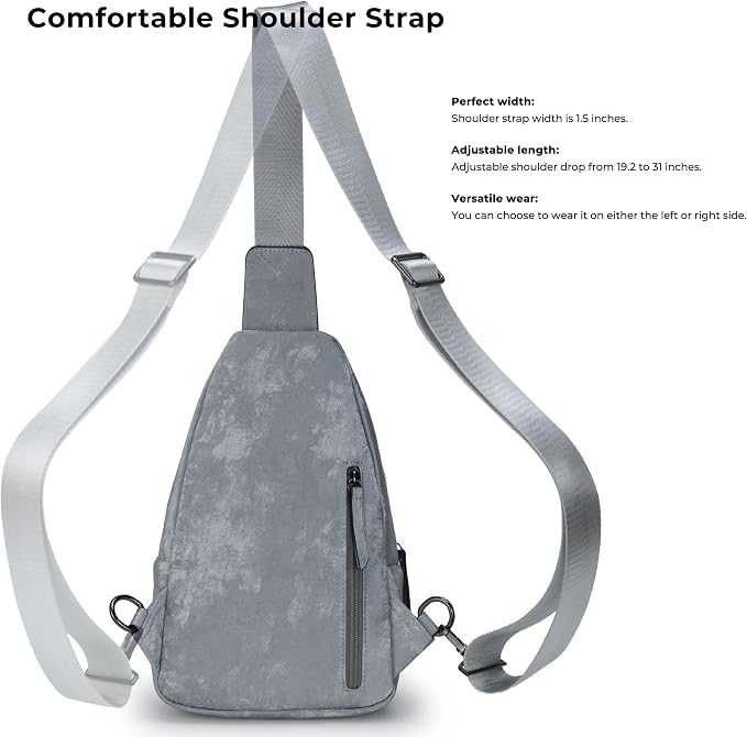 Alldaily Large Sling Bag for Women Crossbody Purse Leather Fashionable Trendy - Image 4