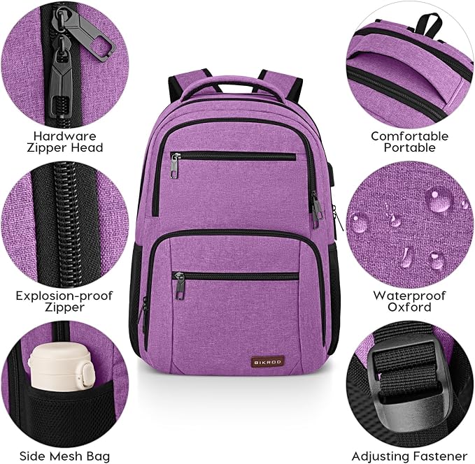 Backpack for Girls Women, School Backpack for Teen Boys, Lightweight Casual - Image 3