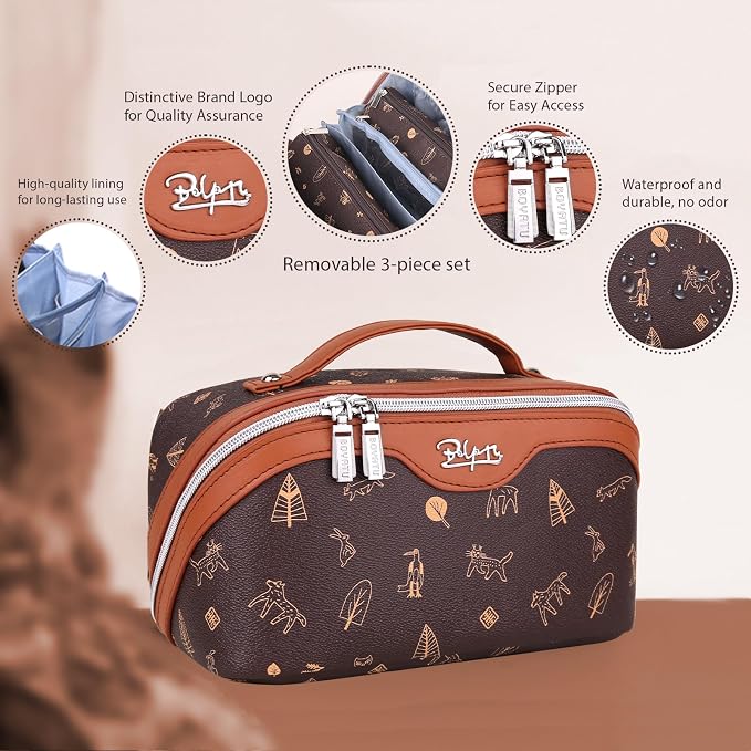 BOYATU Travel Makeup Bag Cosmetic Bags - Image 2