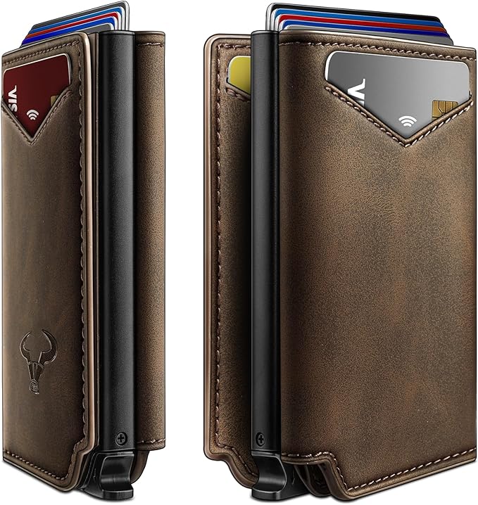 BULLIANT Men Wallet Leather Wallet Card Holders Money Clip by BULLIANT