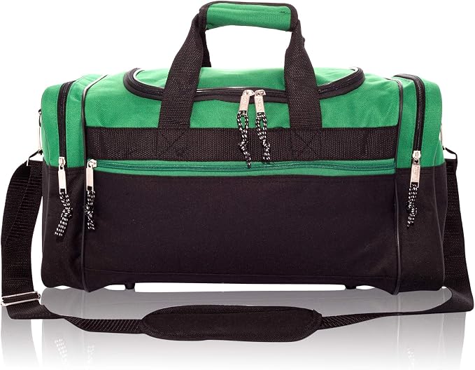 DALIX 17" Blank Duffle Bag Duffel Bag Travel Size Sports Durable Gym Bag - Image 2