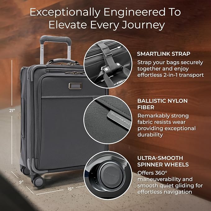 Briggs & Riley Global 21" Carry On Expandable Spinner - Image 2