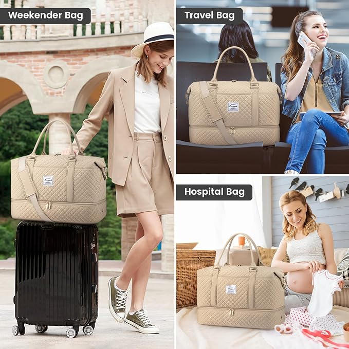 LOVEVOOK Travel Duffle Bag, Weekender Bags - Image 6