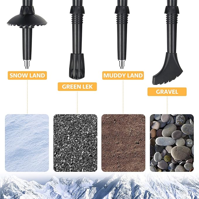 Covacure Trekking Poles Collapsible Hiking Poles - Image 5