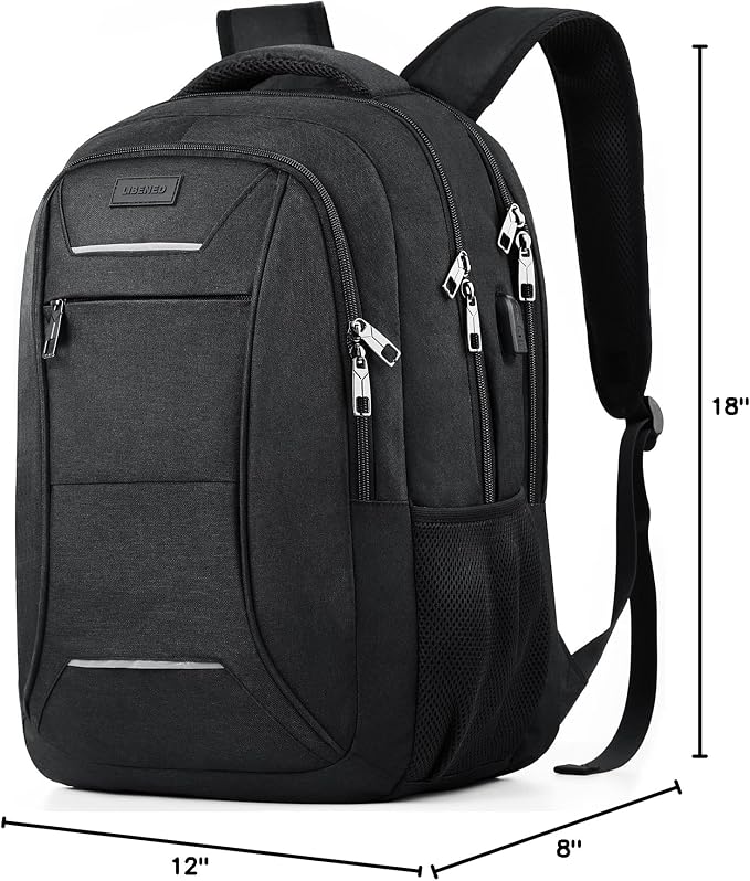 Travel Laptop Backpack for Men and Women, 17 Inch Large School Backpacks for - Image 6
