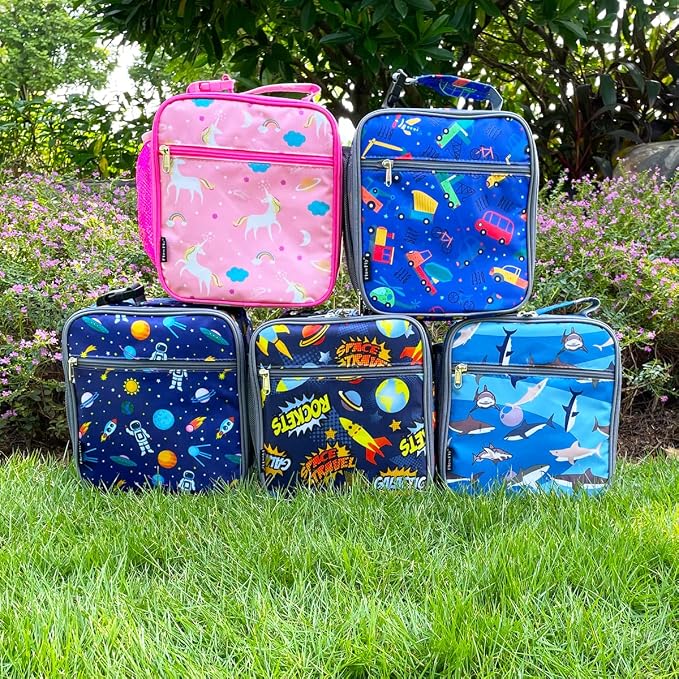 FlowFly Kids Lunch box Insulated Soft Bag Mini Cooler Back to School Thermal - Image 8