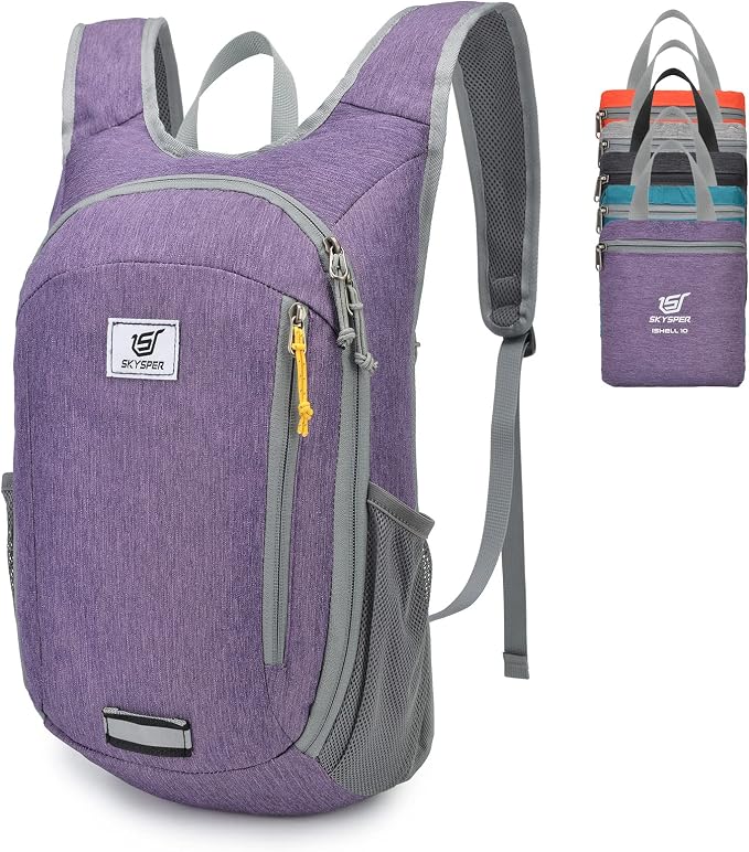 SKYSPER Small Daypack 10L Hiking Backpack Packable Lightweight Travel Day Pack by SKYSPER