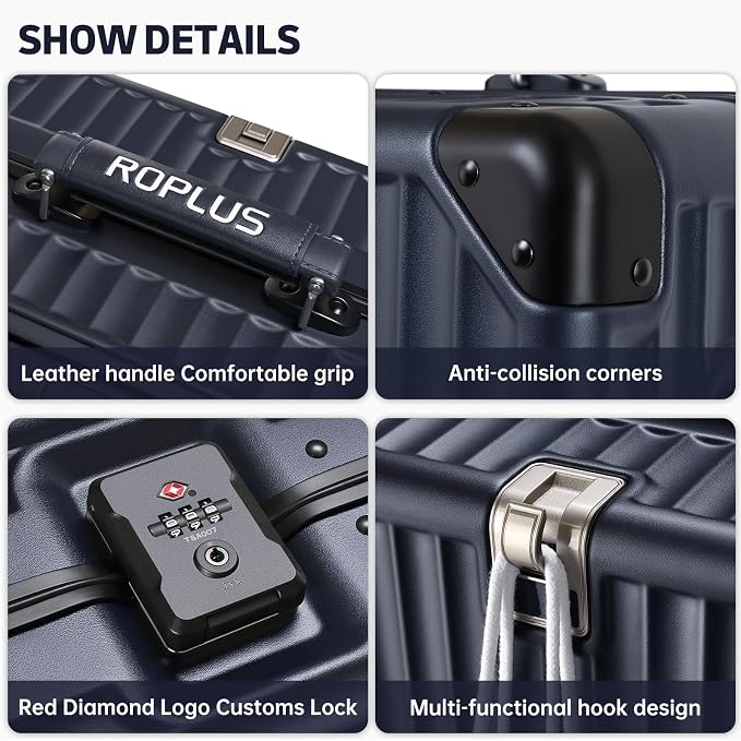 Aluminium Frame Checked-Luggage - Image 6