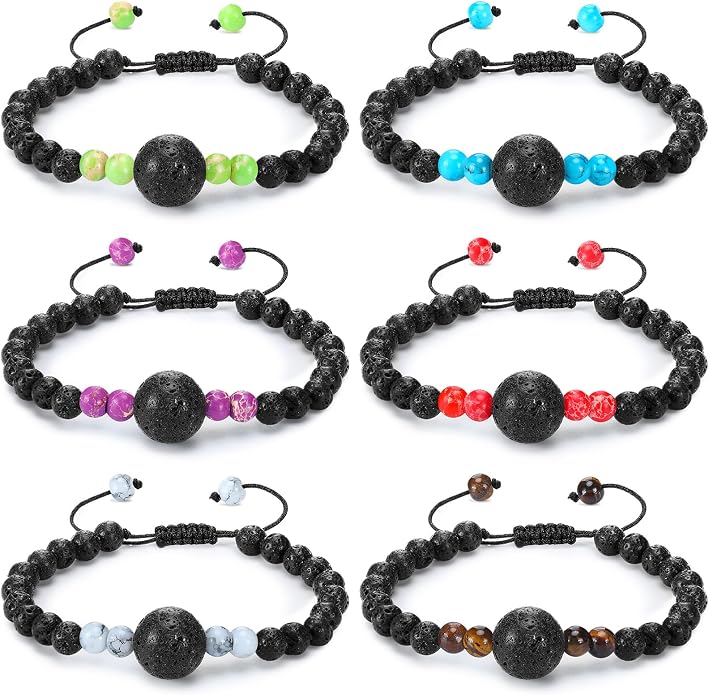 Sureio 6 Pcs Motion Sickness Bands Bracelet Anti Nausea Adjustable Wristband by Sureio