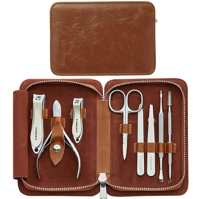 FAMILIFE Manicure Set, Nail Clippers Pedicure Tool, Nail Kit by FAMILIFE