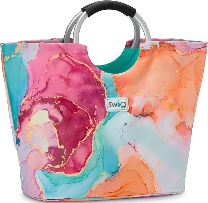 Swig Life Loopi Tote Bag, Lightweight, Waterproof Beach and Utility Bag by SwigLife