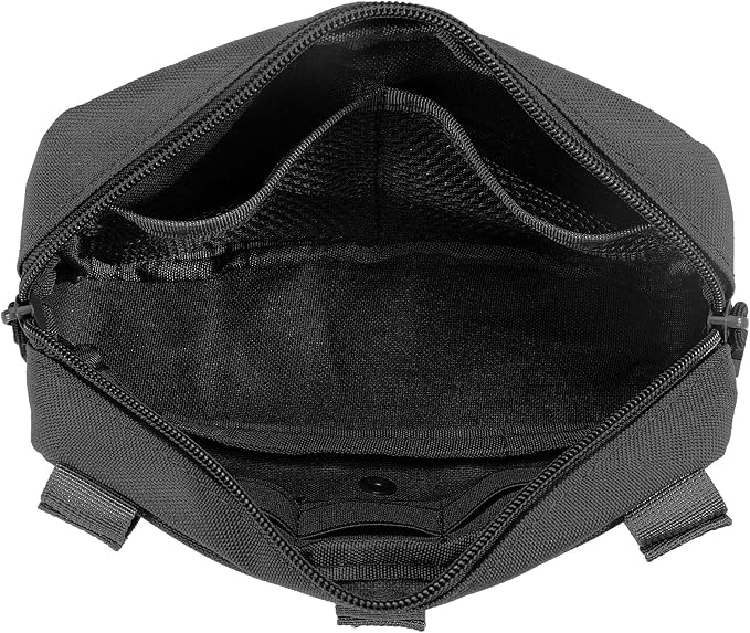 Tactical Molle Admin Pouch Utility Laser Cut EDC Tool Pouch Bag Horizontal - Image 4