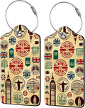 Travel Icons 2 Pack Luggage Tag by Unknown