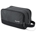 Gonex Travel Toiletry Bag Nylon, Dopp Kit Shaving Bag Toiletry Organizer Check by Gonex
