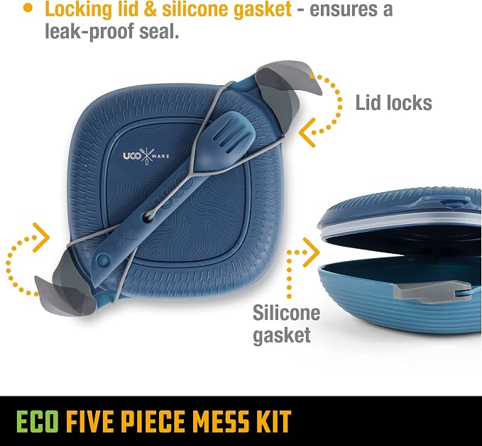 UCO Recycled ECO 5-Piece Camping Mess Kit - Image 3