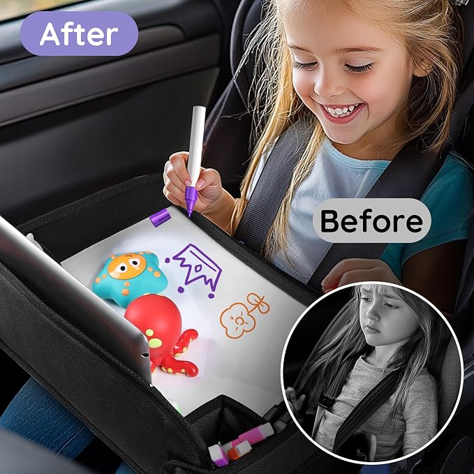 2Pcs ‎Kids Travel Tray, Kids Travel Trays - Image 2
