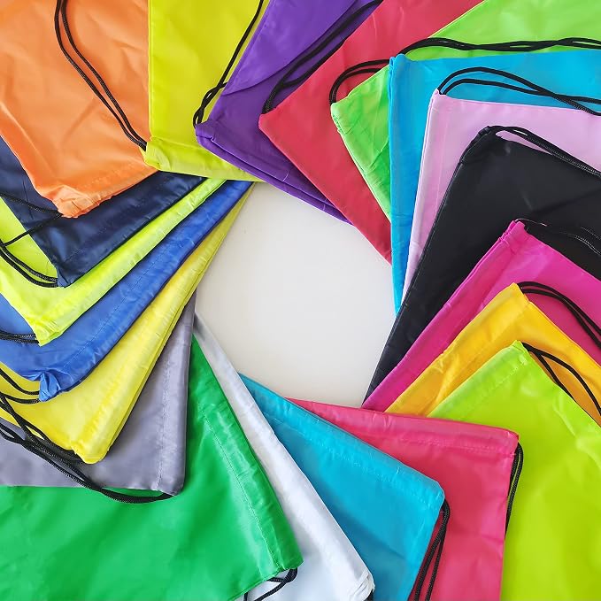 600Pcs Drawstring Backpack Bags String Backpack Sports Sack Pack Bulk Cinch - Image 4