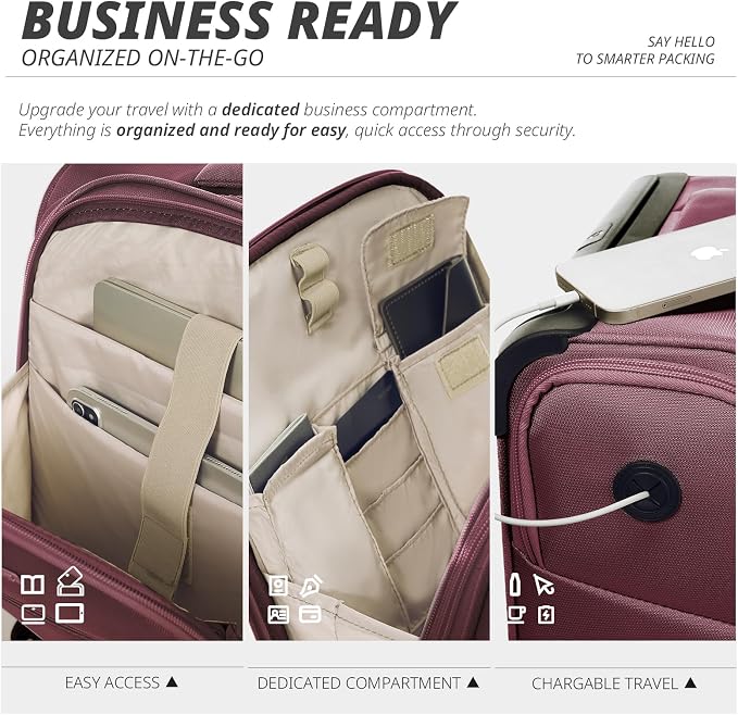 Verage Underseat Carry On Luggage - Image 6
