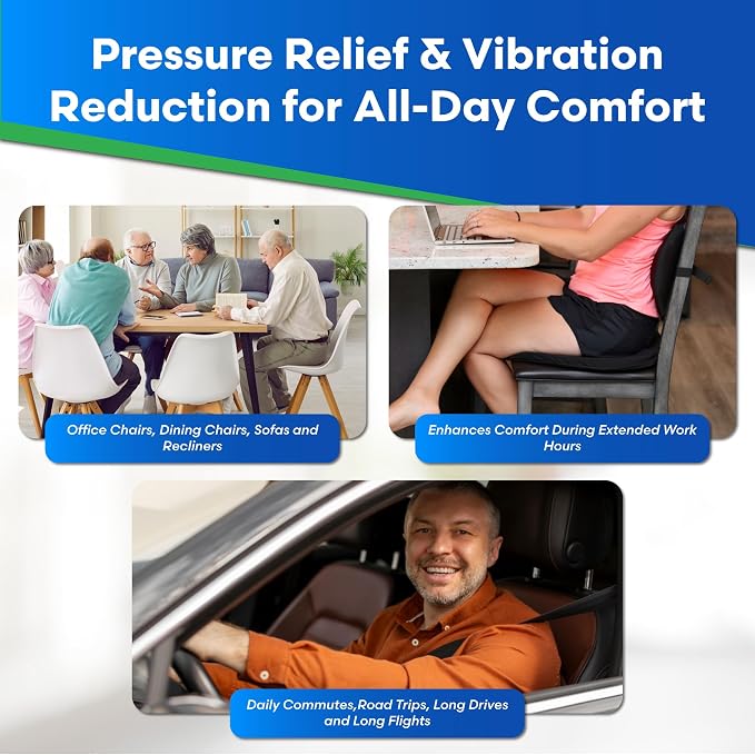 Original Seat Cushion with LiquiCell Technology – Tailbone, Hip & Lower Back - Image 6