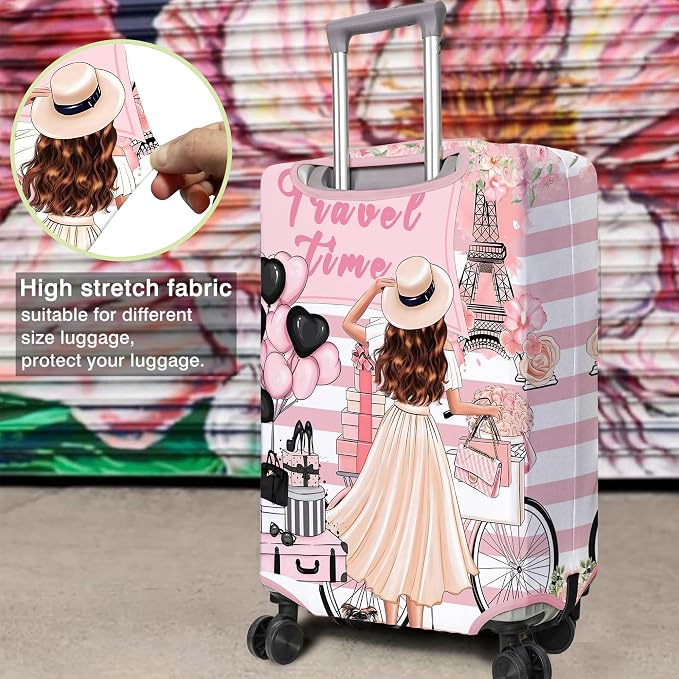 Travel Luggage Cover Suitcase Protector Fits 18-32 Inch Wheel Covers - Image 3