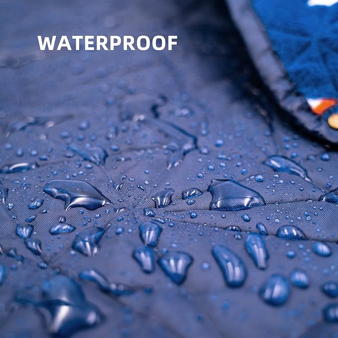 Outdoor Waterproof Blanket, Foldable Fleece Stadium Blanket - Image 4