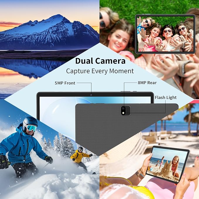 Android 14 Tablet with Keyboard, 12GB RAM, 128GB Storage, 1TB Expandable - Image 7