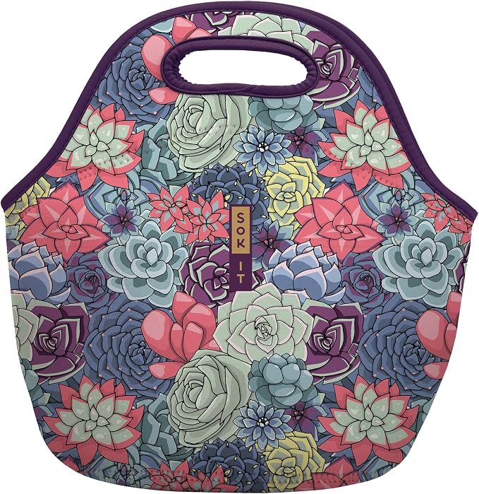 Sok It LunchTote Zippered Bag Insulated Neoprene Caddy by SokIt