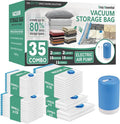 Cozy Essential 35 Pack Vacuum Storage Bags by CozyEssential