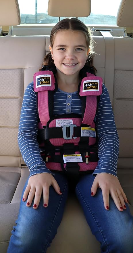 Extra Small Pink, Lightweight, Portable Car Seat, 2+ Years; 26.5–40 lb - Image 2