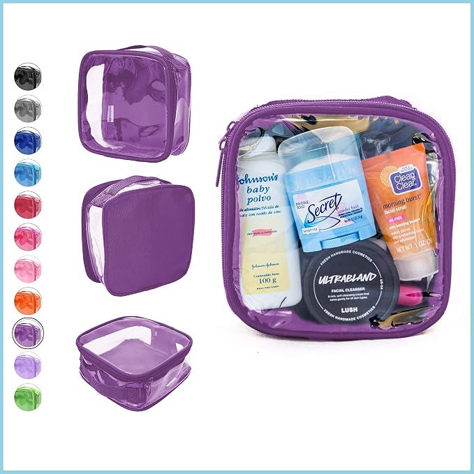 EzPacking Clear TSA Approved 3-1-1 Travel Toiletry Bag - Image 2