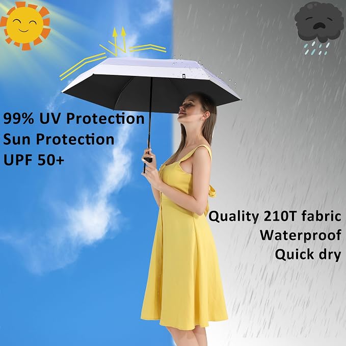 BAODINI Travel Mini Umbrella for Purse - Image 2