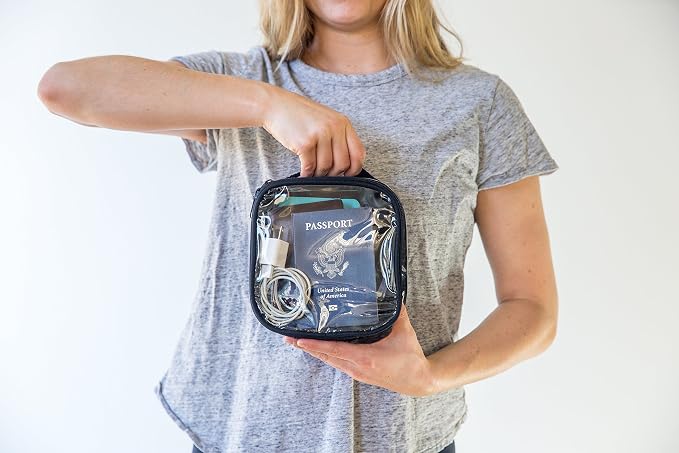 Clear TSA Approved 3-1-1 Travel Toiletry Bag - Image 9