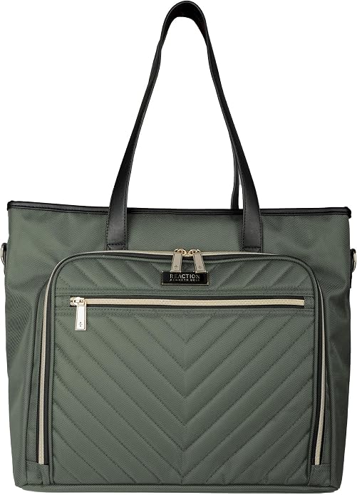 Kenneth Cole REACTION Chelsea Quilted Chevron 15" Laptop & Tablet Business Tote by KennethCole
