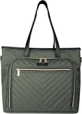 Kenneth Cole REACTION Chelsea Quilted Chevron 15" Laptop & Tablet Business Tote by KennethCole