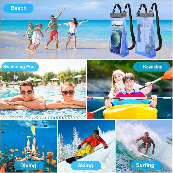 Large Capacity Waterproof Phone Pouch Floating, Waterproof Bag Case - Image 6