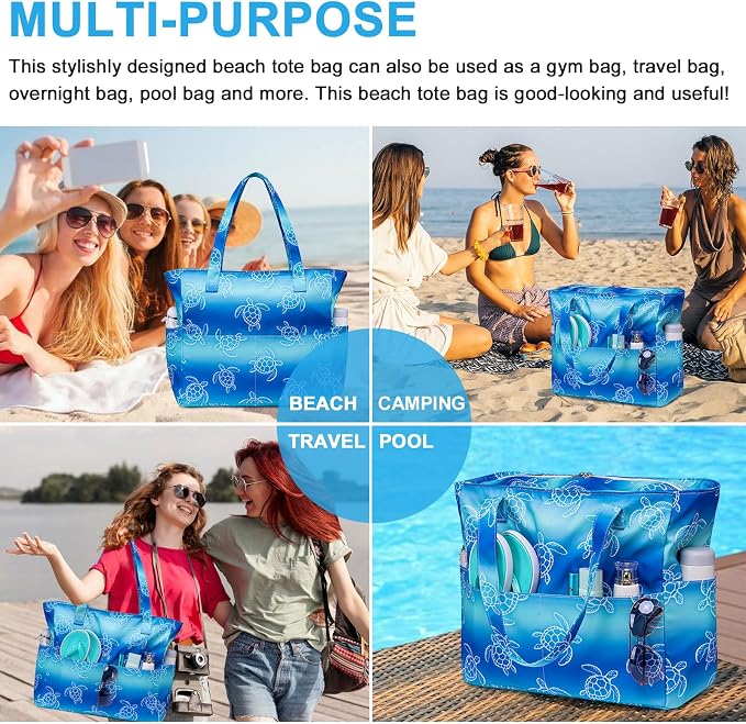 Waterproof Beach Tote Pool Bags - Image 5