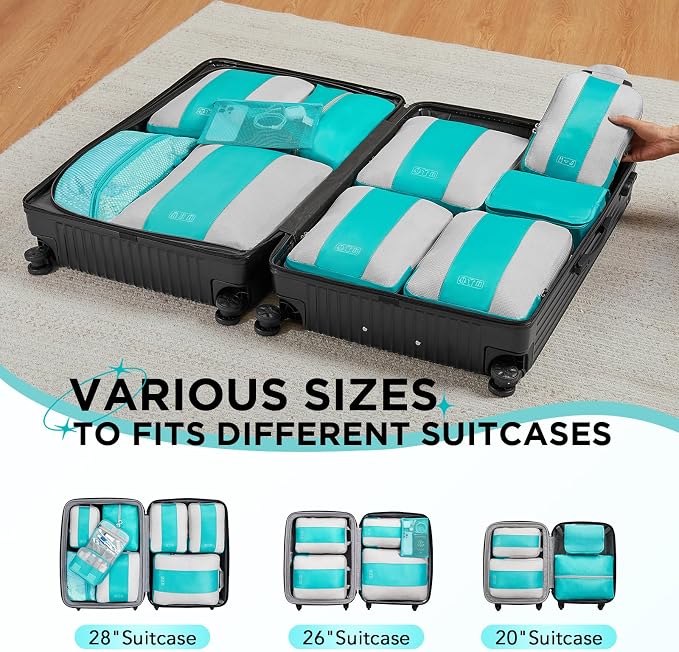 10 Set Compression Packing Cubes - Image 7