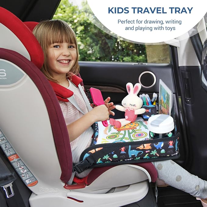COOLBEBE Kids Travel Tray for Toddler Car Seat, Toddler Car Seat Lap Tray - Image 8