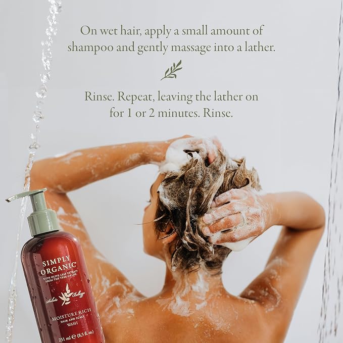 SIMPLY ORGANIC Nourishing Hair Deep Shampoo Scalp Wash, Made in Italy, All - Image 6