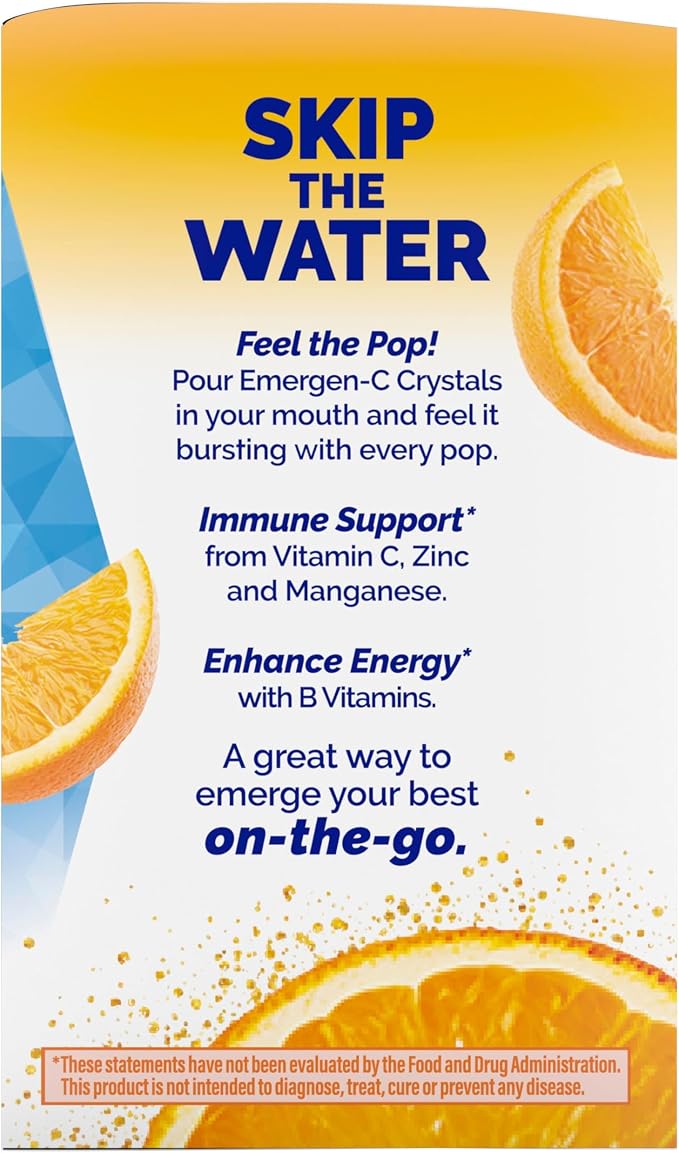 Emergen-C Crystals, On-the-Go Emergen-C Immune Support Supplement - Image 13