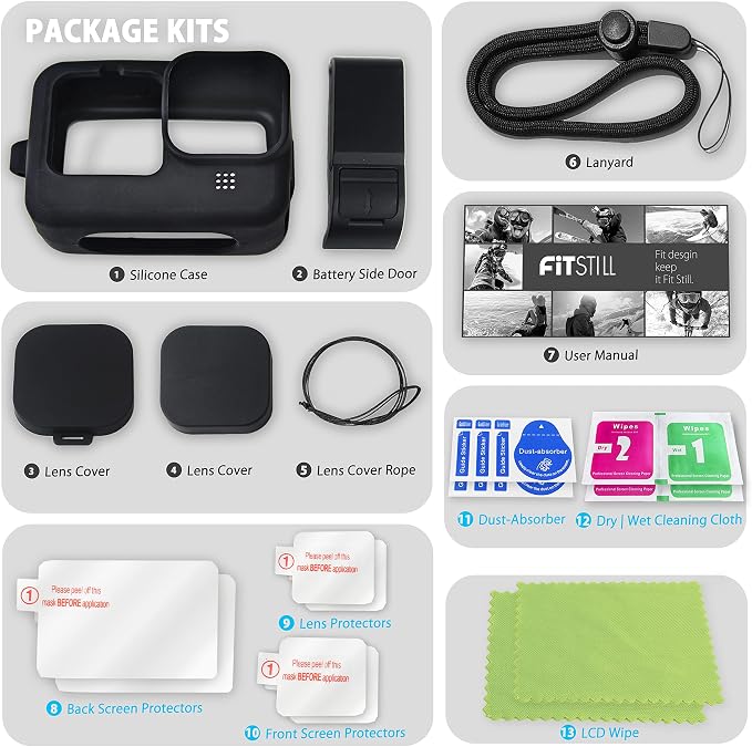 FitStill Carrying Protective Case Include 60M/196FT Underwater Waterproof - Image 8