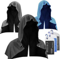 3 Pack Cooling Hoodie Towels for Neck and Face, UPF 50 Sun Protection & Instant by CSITE