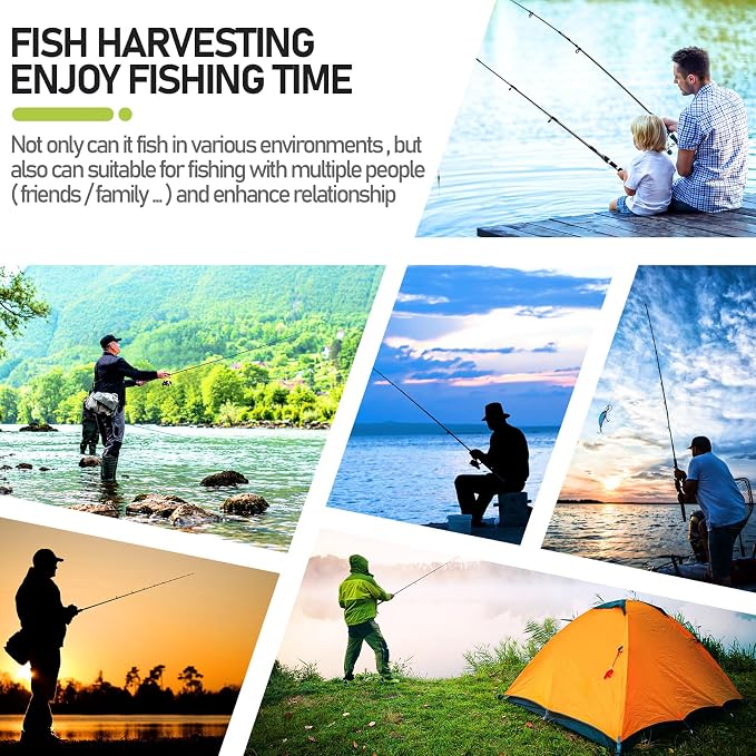 Telescopic Fishing Rod and Reel Combo, 6.89FT 7.89FT Collapsible Fishing Kits - Image 7