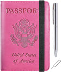 Passport Holder Cover Wallet Travel Essentials RFID Blocking Leather Card Case by PASCACOO