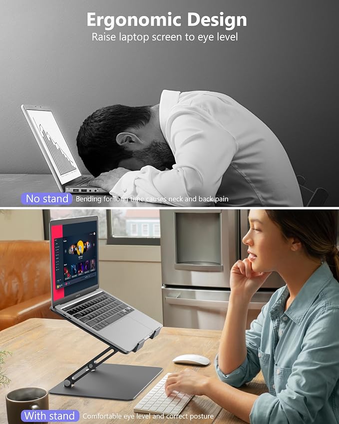 Aluminum Laptop Stand, Laptop Stand - Image 2