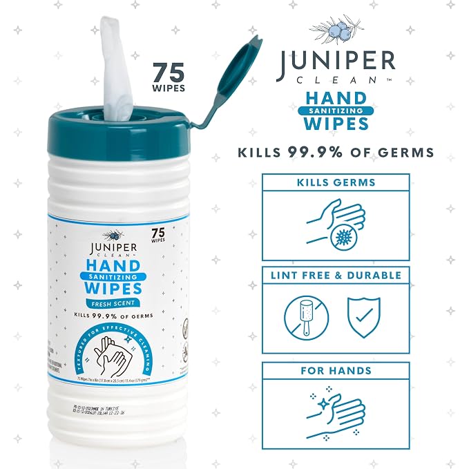 6 Pack Canister Hand Sanitizing Wipes, Alcohol Free 450 Count Canister - Image 3