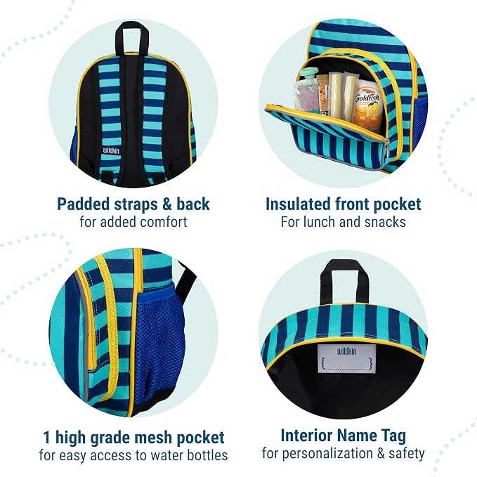 Wildkin 12-inch Kids Backpack – Padded, Adjustable - Image 3
