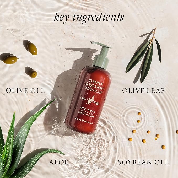 SIMPLY ORGANIC Frizz Control Hair Shampoo Scalp Wash Made in Italy, All Natural - Image 5