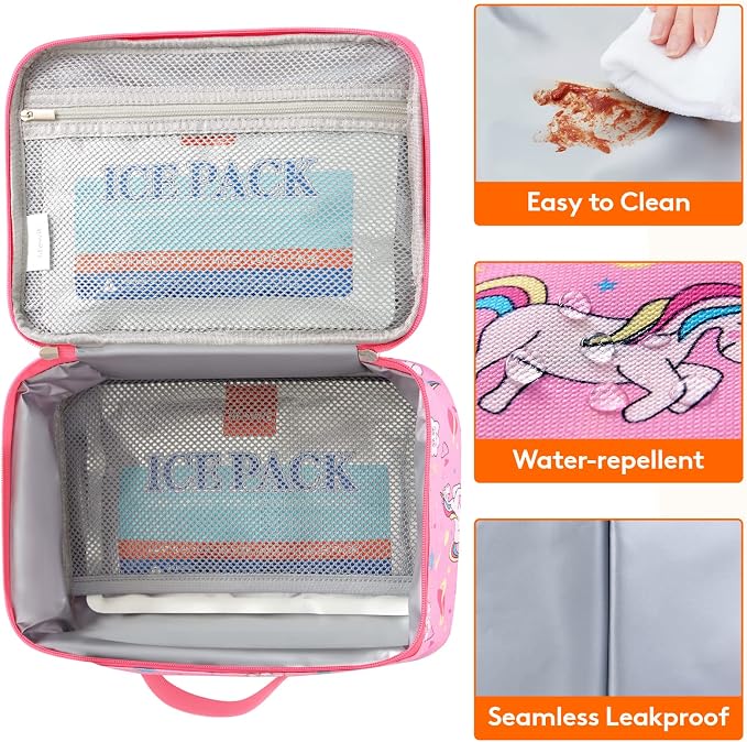 Lifewit Freezable Lunch Box, Insulated Reusable Lunch Bag - Image 4