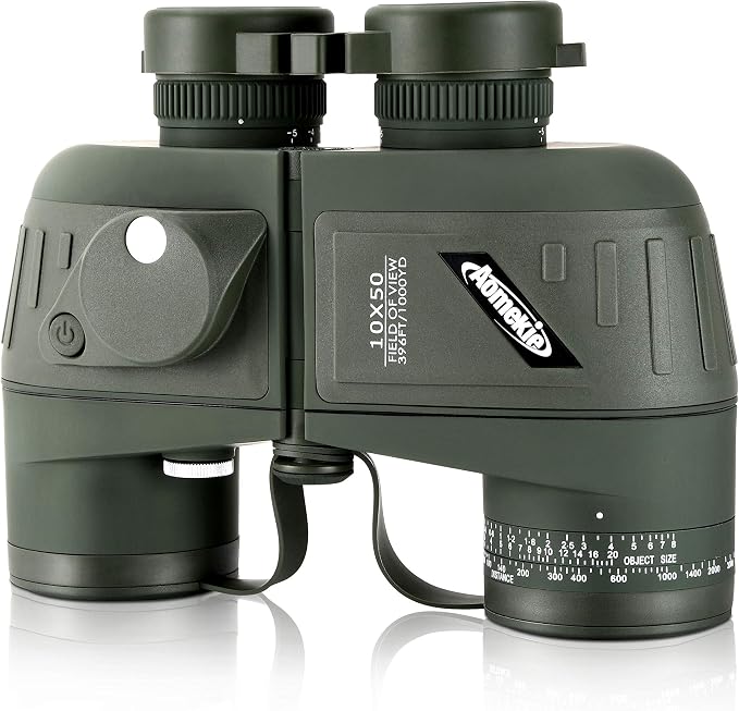 AOMEKIE Marine Binoculars for Adults 10x50 Waterproof Binoculars by AOMEKIE